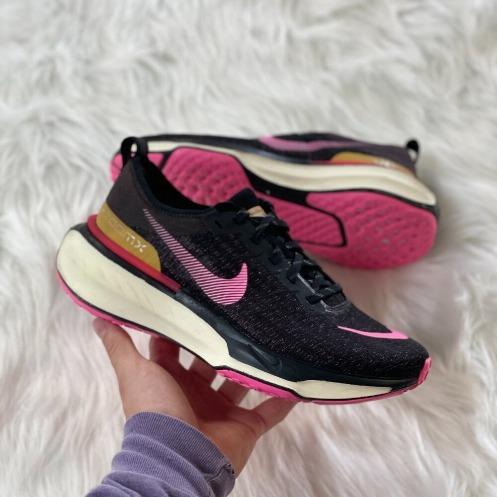 Nike ZoomX Invincible Run 3 Womens Running Black DR2660-200 VNDS Size 8.5